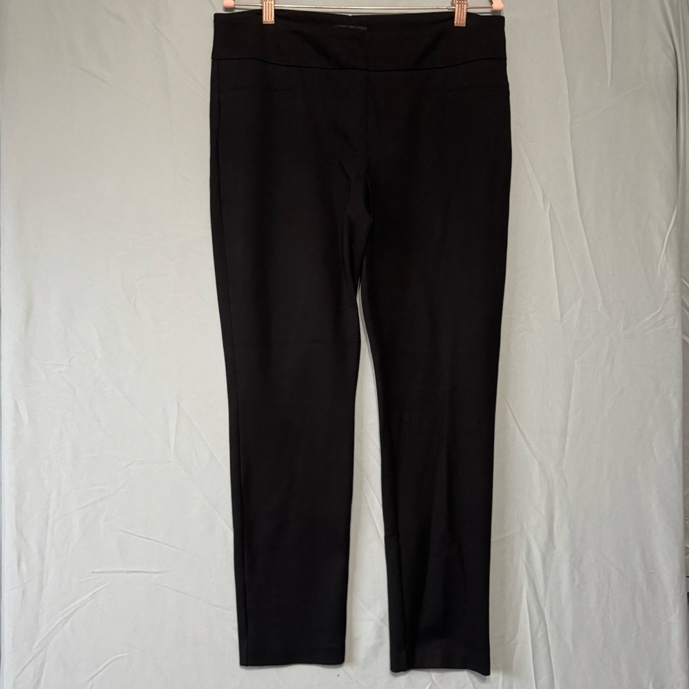 Dalia Womens Straight Leg Pants Size 12 Black Office Professional Career Formal